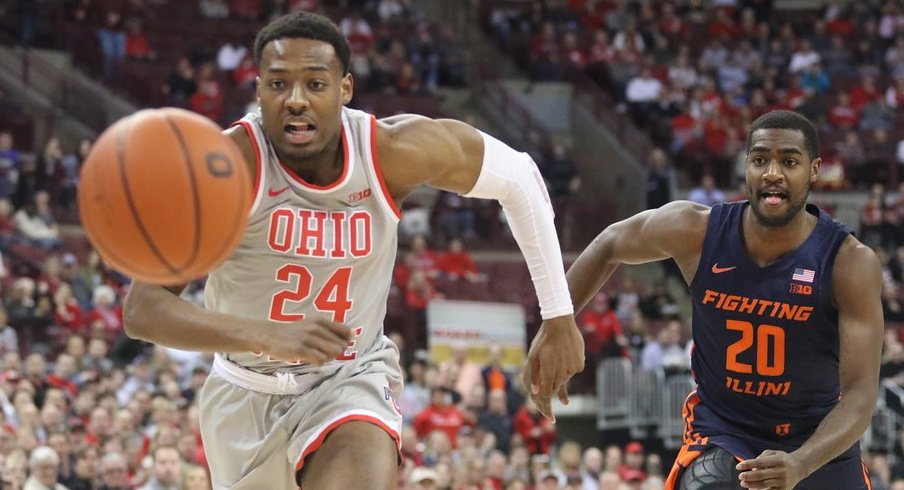 Ohio State men's basketball player Andre Wesson