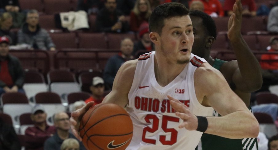 Kyle Young will miss today's tilt with Michigan State due a high ankle sprain.