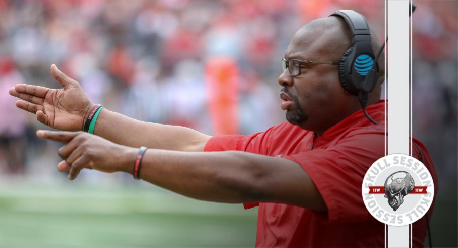 Tony Alford is directing traffic in today's skull session.