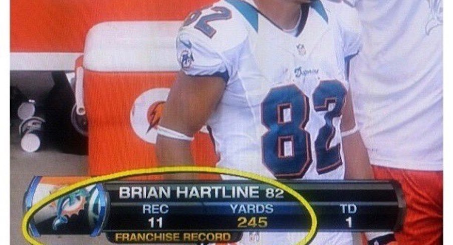 Brian Hartline went off.