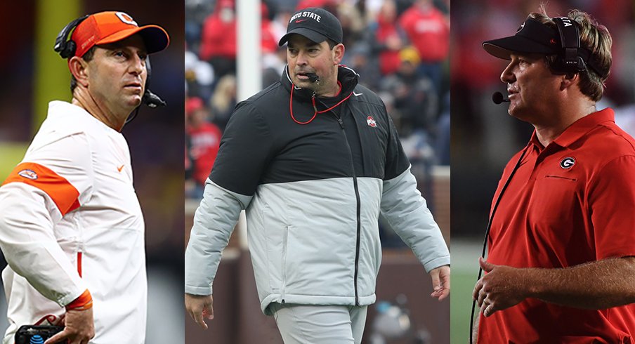 Dabo Swinney and Kirby Smart have been two of Ohio State's top rivals on the trail.