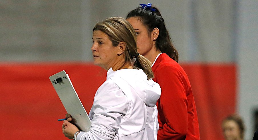 Ohio State women's lacrosse coach Amy Bokker