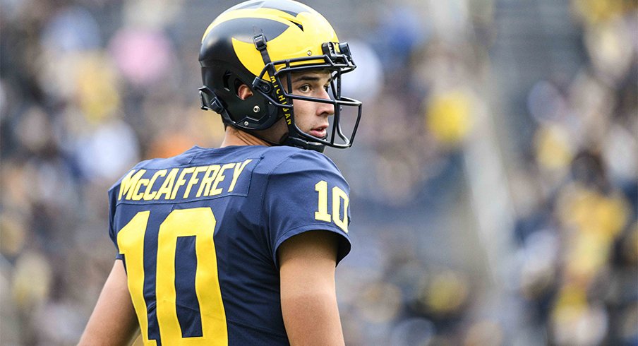 Michigan quarterback Dylan McCaffrey 