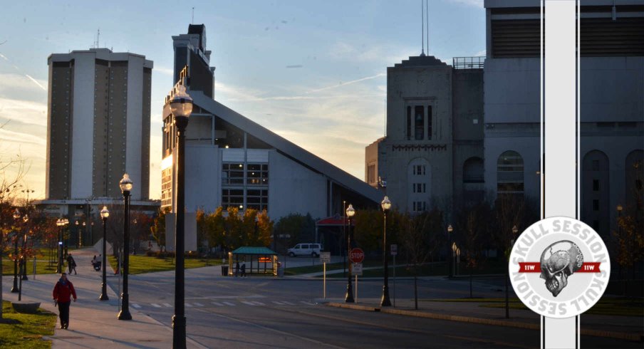 Ohio Stadium is beautiful in today's skull session.