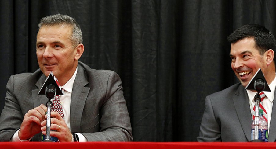 Urban Meyer and Ryan Day