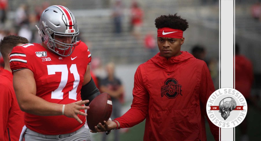 Two first-round picks in today's skull session.