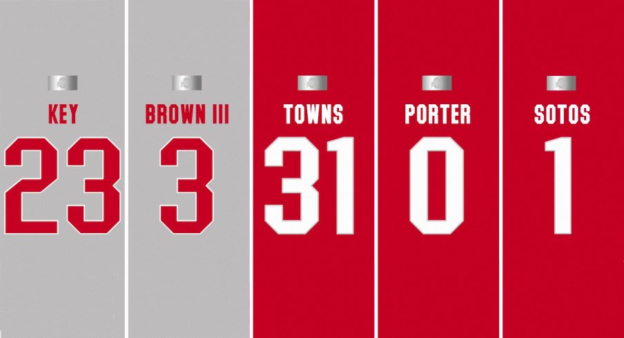 ohio state jersey numbers