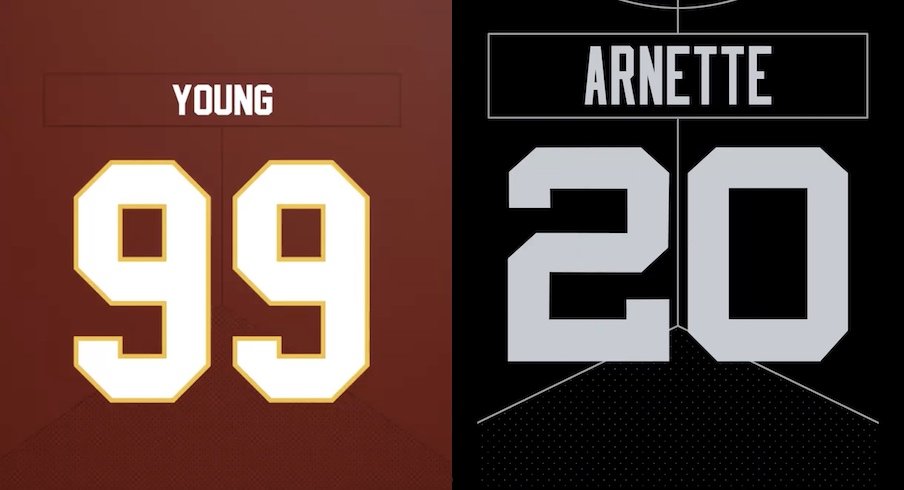 NFL Jersey Numbers 