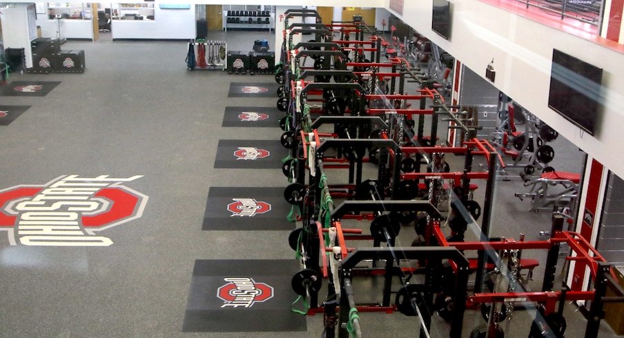 Woody Hayes Athletic Center weight room