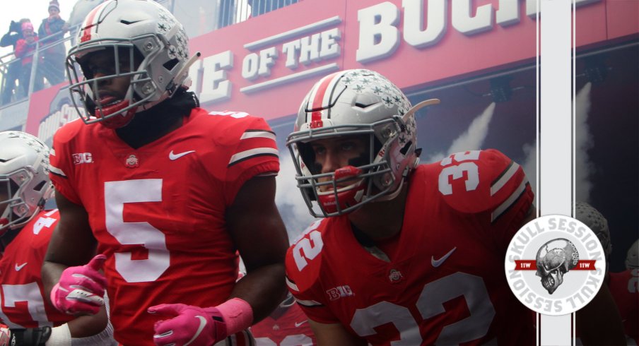 The Buckeyes are entering today's skull session.