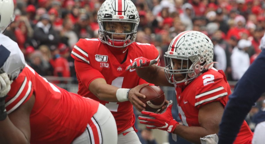 The Buckeye offense proved lethal when using the threat of the run to open up the pass.