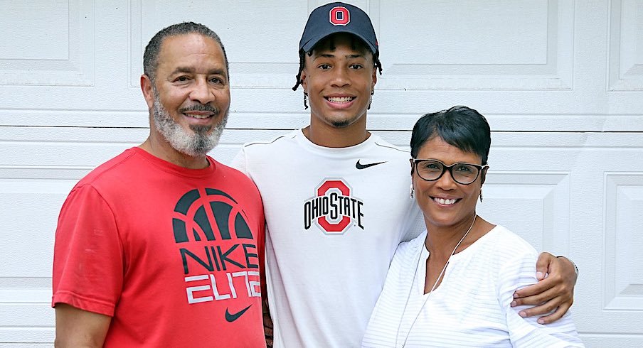 Jordan Hancock and his parents