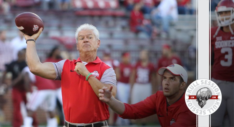 Kerry Coombs is slinging it in today's skull session.