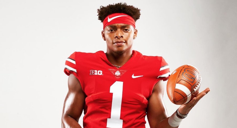 Ohio State quarterback Justin Fields