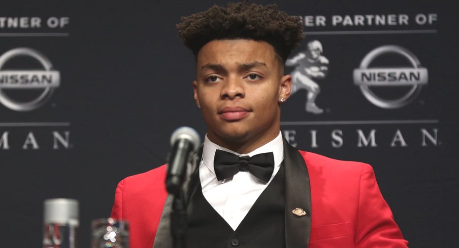 Ohio State quarterback Justin Fields