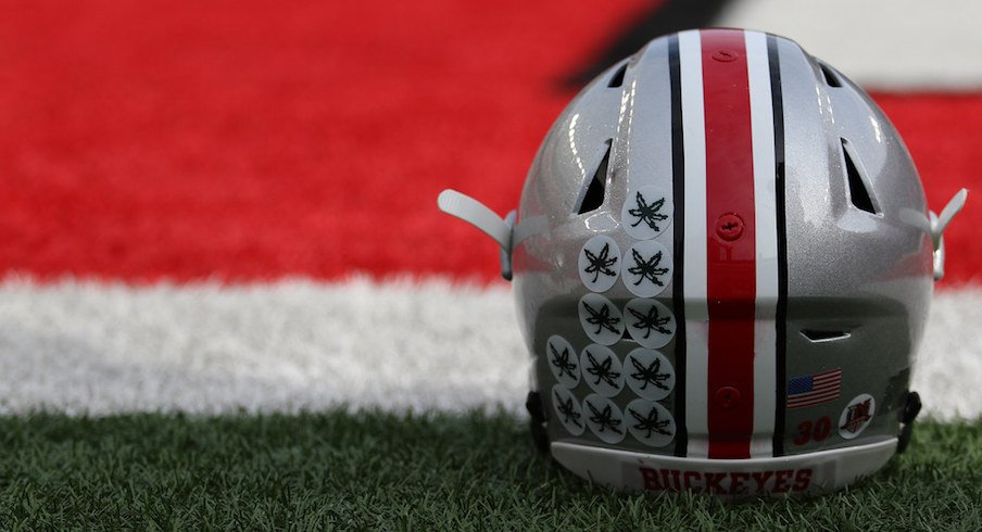 Ohio State football helmet.