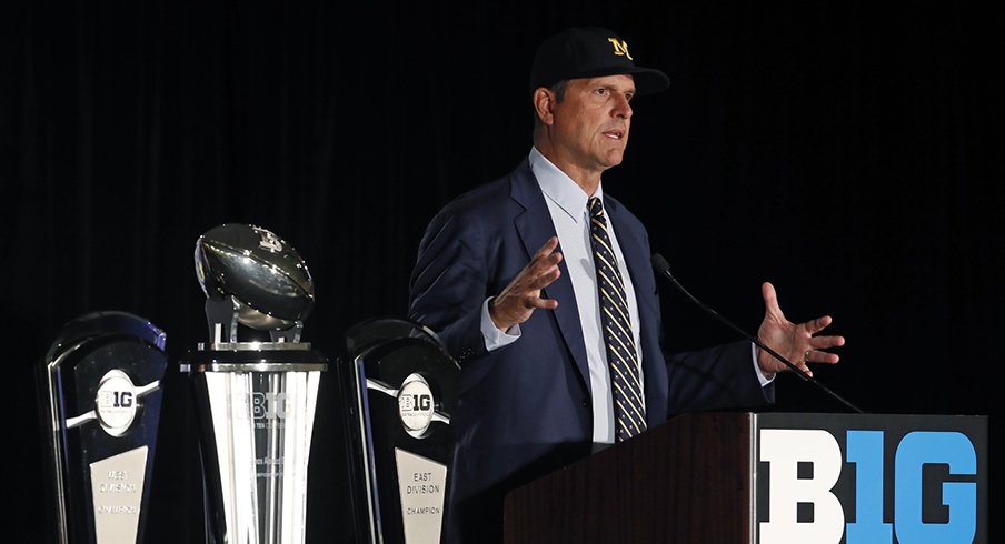 Michigan head coach Jim Harbaugh