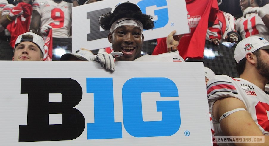 Javontae Jean-Baptiste at the Big Ten Championship Game