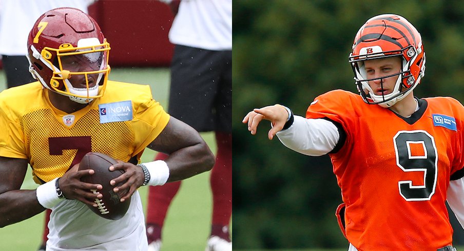 Dwayne Haskins and Joe Burrow are named captains.