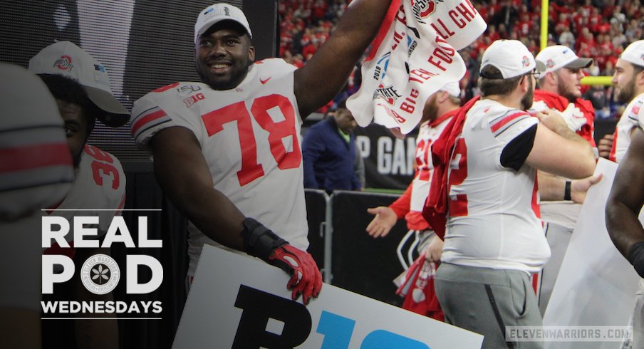 Nicholas Petit-Frere at the 2019 Big Ten Championship Game