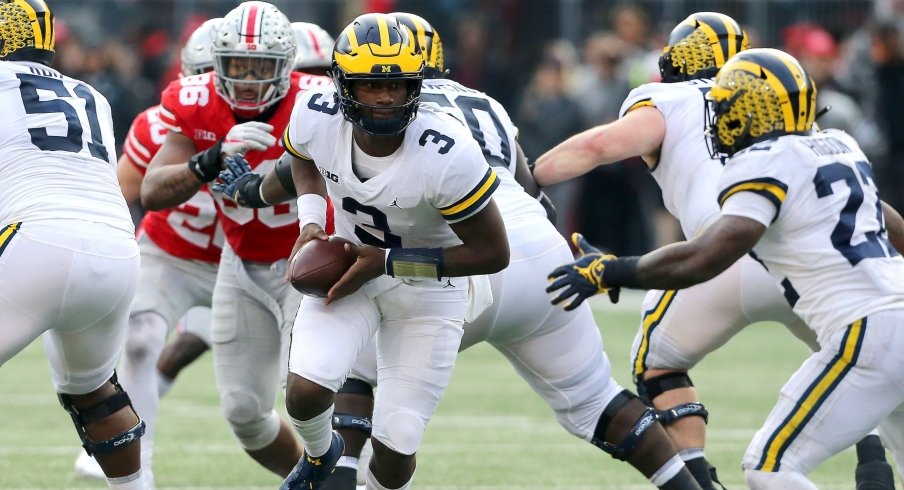 Michigan quarterback Joe Milton