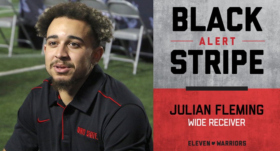 Julian Fleming loses his black stripe.