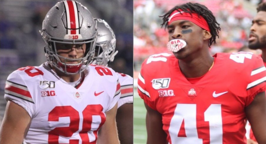 Pete Werner and Josh Proctor look to keep Ohio State's defensive momentum in reducing the opponent's big gainers.