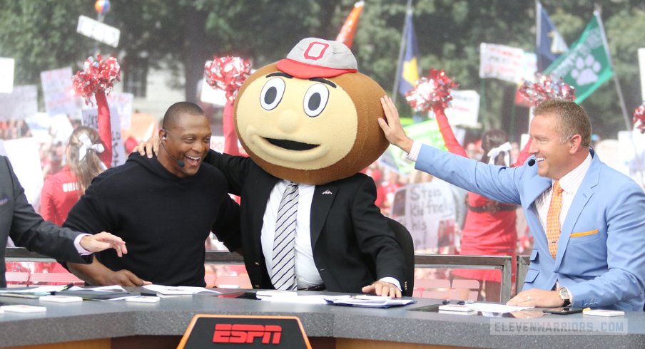 Lee Corso as Brutus on College Gameday