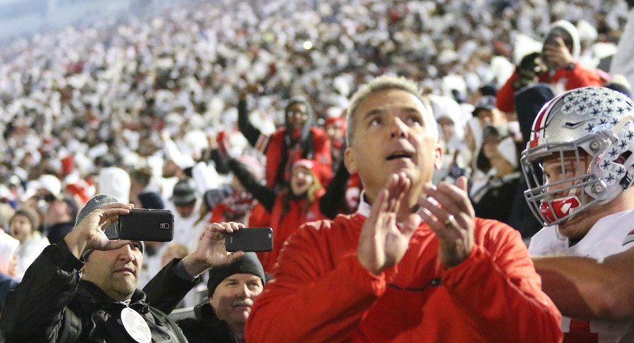 Urban Meyer talks white out.