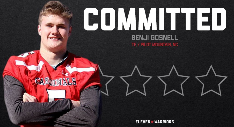 East Surry 4-star TE Benji Gosnell commits to Ohio State