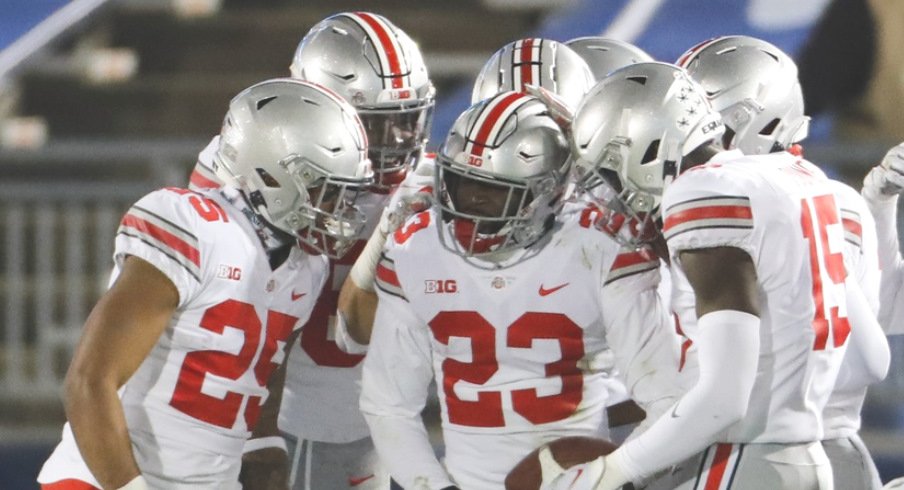 Ohio State players celebrate