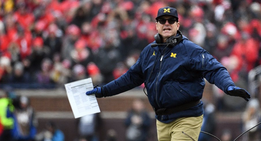 Michigan head coach Jim Harbaugh