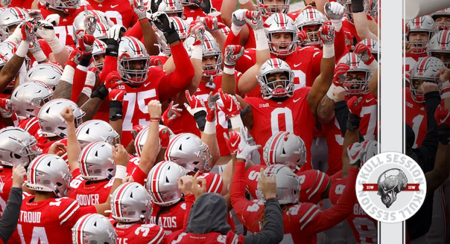 the Buckeyes are getting hype in today's skull session.