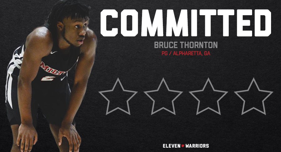 2022 four-star PG Bruce Thornton commits to Ohio State