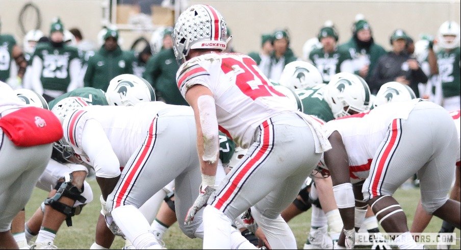 Pete Werner vs. Michigan State in 2018