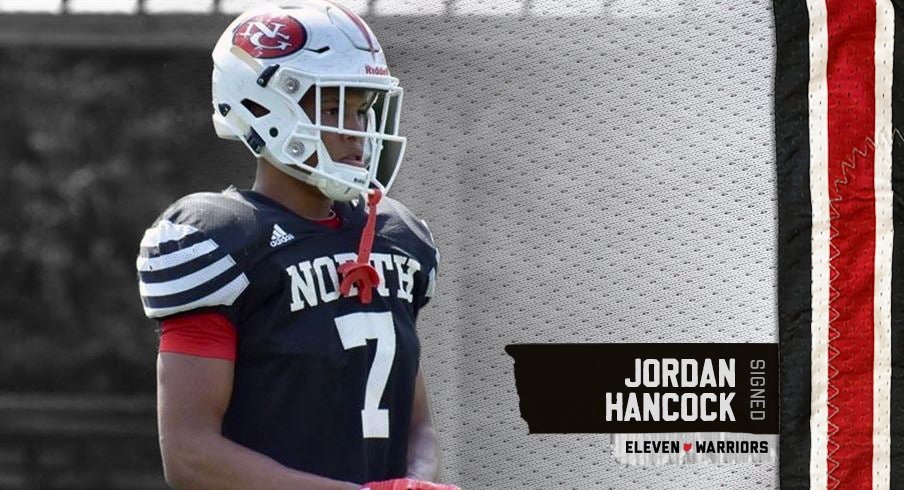 Four-star cornerback Jordan Hancock is officially a Buckeye.