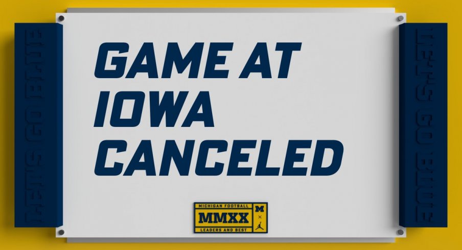 Michigan game canceled.