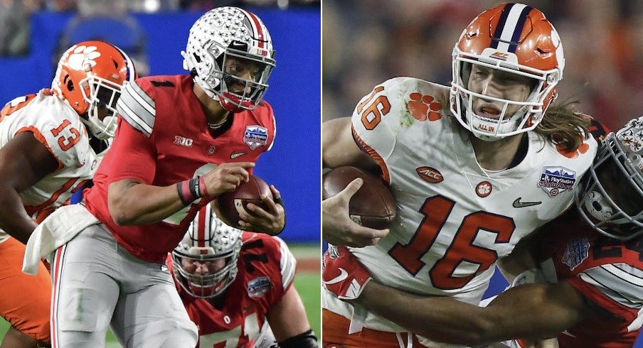 Justin Fields and Trevor Lawrence