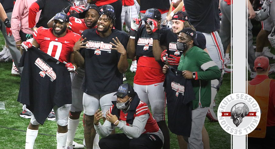 The Buckeyes are celebrating in today's skull Session.