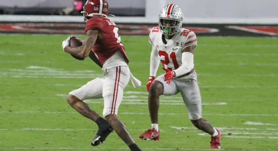 Ohio State's secondary struggled to stop DeVonta Smith and the Alabama passing game.