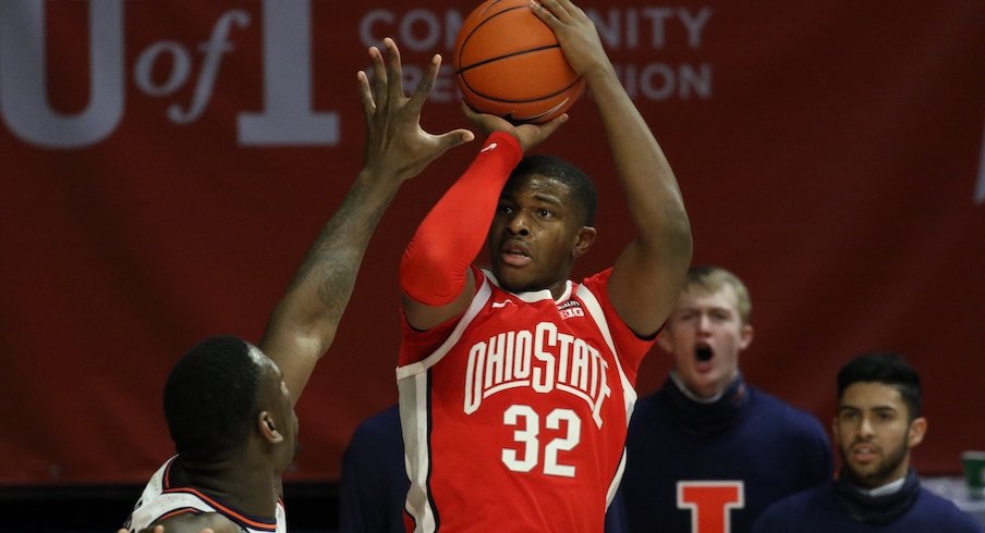 Ohio State defeats Illinois 87-81 to extend winning streak to three games