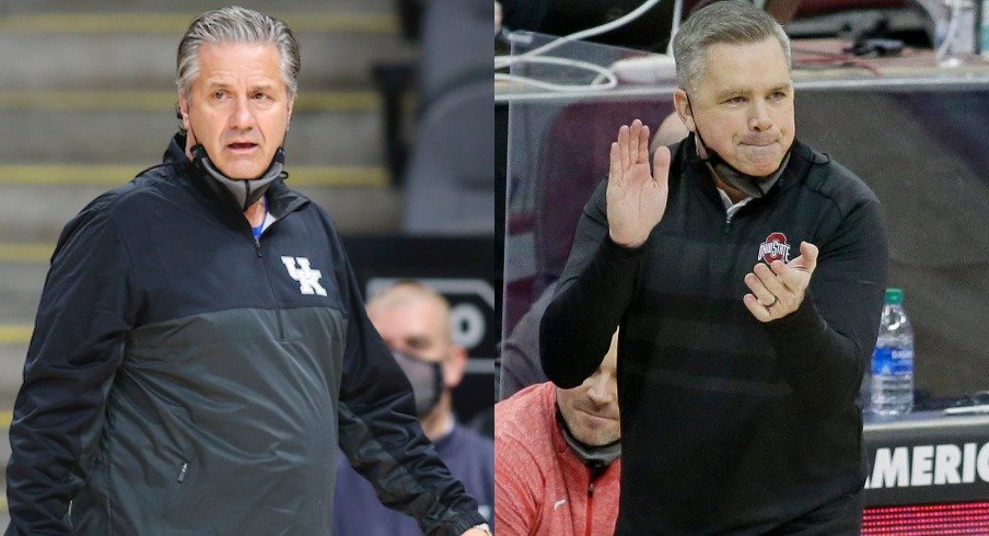 John Calipari and Chris Holtmann