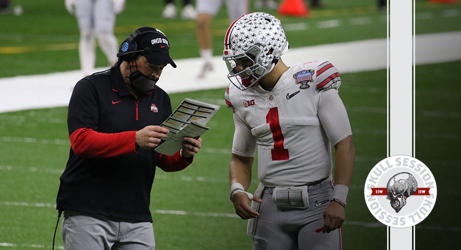 Justin Fields and Ryan Day are talking it over in today's skull session.