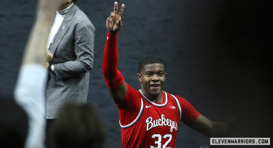 E.J. Liddell after Ohio State's win over Michigan