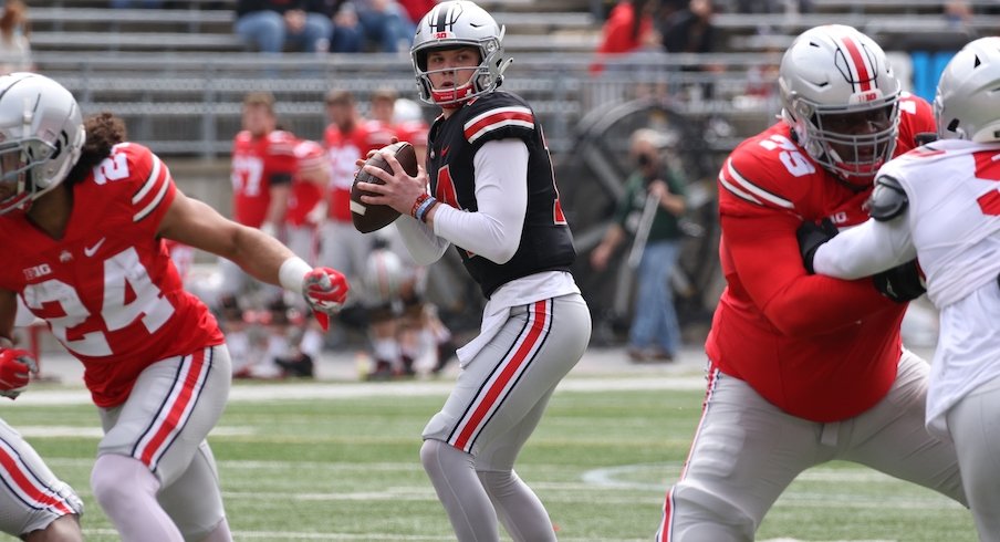 CJ Stroud, Kyle McCord throw two touchdowns in Ohio State’s 2021 Spring Game