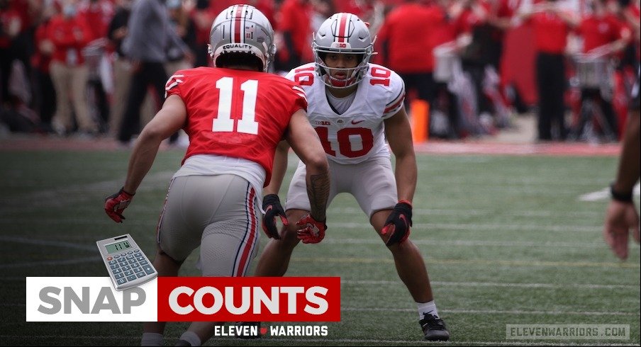 Cameron Martinez vs. Jaxon Smith-Njigba in the spring game