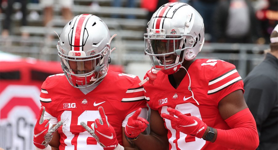 Emeka Egbuka and Marvin Harrison Jr. are already flashing their star potential.