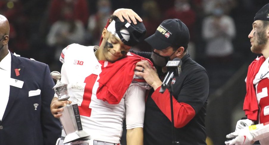 Ryan Day and Justin Fields