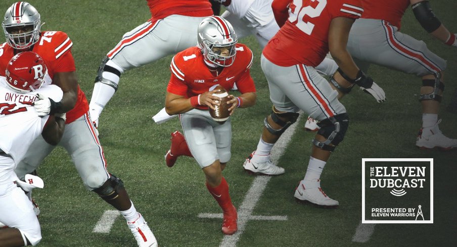 Ohio State quarterback Justin Fields