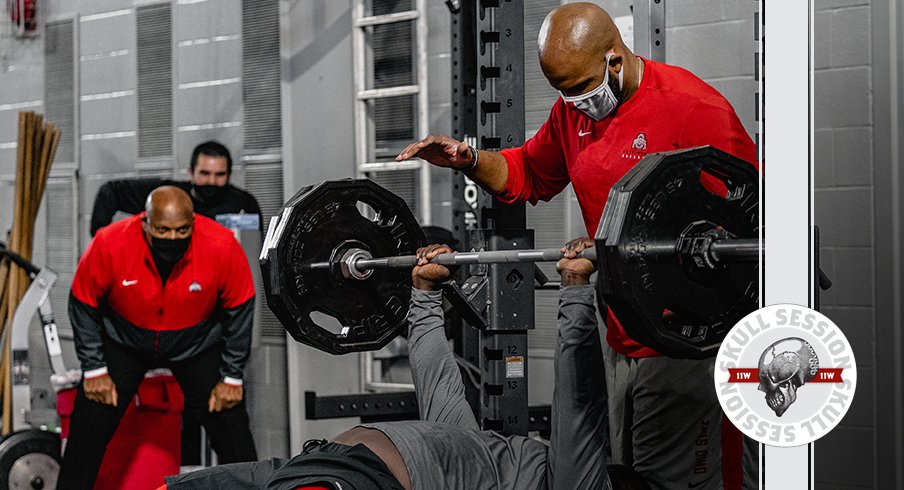 The buckeye are getting stronger in today's skull session.